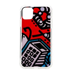 Multicolored Doodle Art Street Art Iphone 11 Tpu Uv Print Case