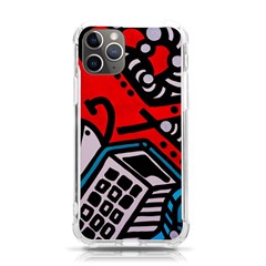 Multicolored Doodle Art Street Art Iphone 11 Pro 5 8 Inch Tpu Uv Print Case by Jancukart