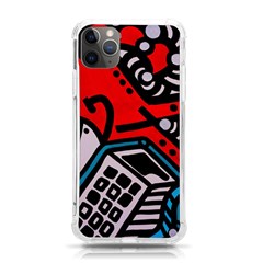 Multicolored Doodle Art Street Art Iphone 11 Pro Max 6 5 Inch Tpu Uv Print Case