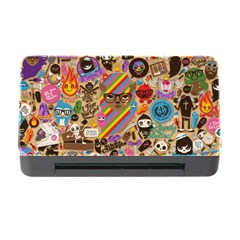 Multicolored Doodle Art Wallpaper Memory Card Reader With Cf by Jancukart