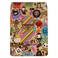 Multicolored Doodle Art Wallpaper Removable Flap Cover (l)