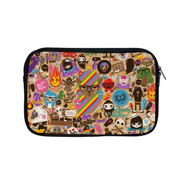 Multicolored Doodle Art Wallpaper Apple MacBook Pro 13  Zipper Case