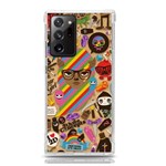 Multicolored Doodle Art Wallpaper Samsung Galaxy Note 20 Ultra TPU UV Case Front