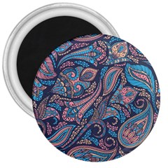 Background Ornament Paisley 3  Magnets