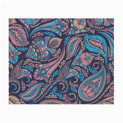 Background Ornament Paisley Small Glasses Cloth