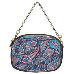 Background Ornament Paisley Chain Purse (two Sides)