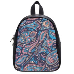 Background Ornament Paisley School Bag (small)