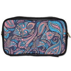 Background Ornament Paisley Toiletries Bag (one Side)