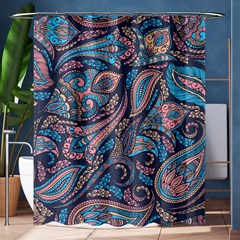 Background Ornament Paisley Shower Curtain 60  X 72  (medium) 