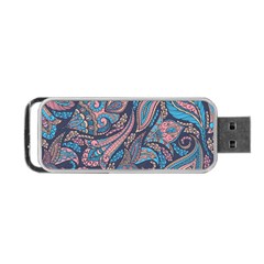 Background Ornament Paisley Portable Usb Flash (one Side)