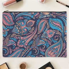 Background Ornament Paisley Cosmetic Bag (xxxl)