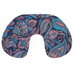 Background Ornament Paisley Travel Neck Pillow