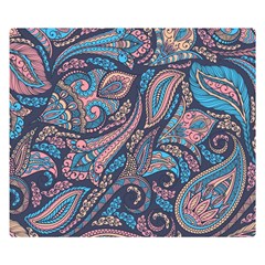 Background Ornament Paisley Premium Plush Fleece Blanket (small)