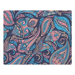 Background Ornament Paisley Premium Plush Fleece Blanket (large)