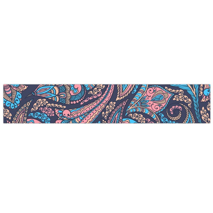 Background Ornament Paisley Large Premium Plush Fleece Scarf 