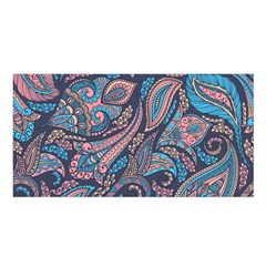 Background Ornament Paisley Satin Shawl 45  X 80 