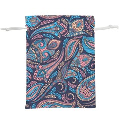 Background Ornament Paisley Lightweight Drawstring Pouch (xl) by Jancukart