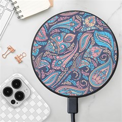 Background Ornament Paisley Wireless Fast Charger(black)