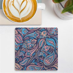 Background Ornament Paisley Uv Print Square Tile Coaster 