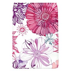 Red And Pink Flowers Vector Art Asters Patterns Backgrounds Removable Flap Cover (s)