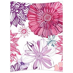 Red And Pink Flowers Vector Art Asters Patterns Backgrounds Back Support Cushion