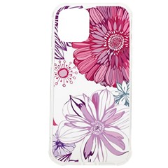 Red And Pink Flowers Vector Art Asters Patterns Backgrounds Iphone 12 Pro Max Tpu Uv Print Case by Jancukart