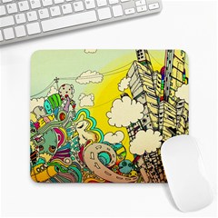 Doodle Wallpaper Artistic Surreal Large Mousepad