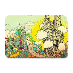 Doodle Wallpaper Artistic Surreal Plate Mats