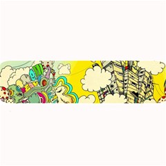 Doodle Wallpaper Artistic Surreal Large Bar Mat