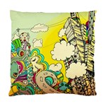 Doodle Wallpaper Artistic Surreal Standard Cushion Case (Two Sides) Front