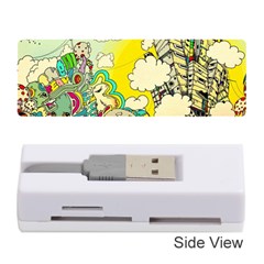 Doodle Wallpaper Artistic Surreal Memory Card Reader (stick)