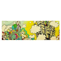 Doodle Wallpaper Artistic Surreal Banner And Sign 6  X 2 