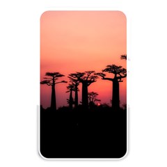 Baobabs Trees Silhouette Landscape Sunset Dusk Memory Card Reader (rectangular) by Jancukart