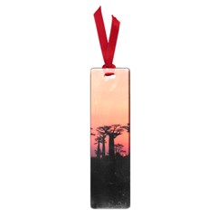 Baobabs Trees Silhouette Landscape Sunset Dusk Small Book Marks