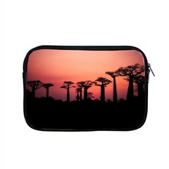 Baobabs Trees Silhouette Landscape Sunset Dusk Apple Macbook Pro 15  Zipper Case