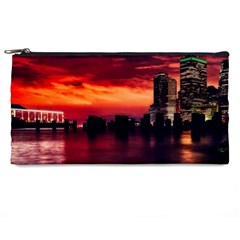 New York City Urban Skyline Harbor Bay Reflections Pencil Case