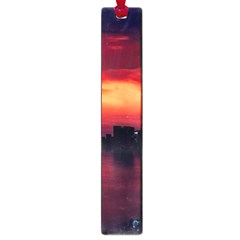 New York City Urban Skyline Harbor Bay Reflections Large Book Marks