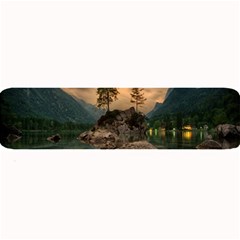 Nature Waters Lake Island Landscape Thunderstorm Large Bar Mat