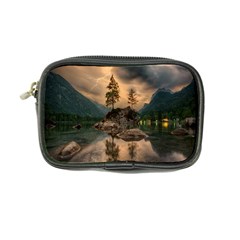 Nature Waters Lake Island Landscape Thunderstorm Coin Purse