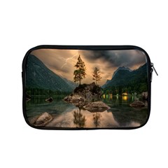 Nature Waters Lake Island Landscape Thunderstorm Apple Macbook Pro 13  Zipper Case by Jancukart