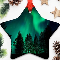 Aurora Northern Lights Phenomenon Atmosphere Sky Ornament (star)