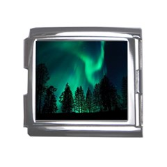 Aurora Northern Lights Phenomenon Atmosphere Sky Mega Link Italian Charm (18mm) by Jancukart