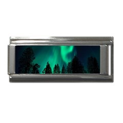 Aurora Northern Lights Phenomenon Atmosphere Sky Superlink Italian Charm (9mm) by Jancukart