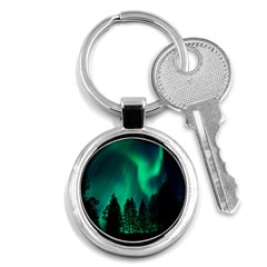 Aurora Northern Lights Phenomenon Atmosphere Sky Key Chain (round)