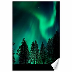 Aurora Northern Lights Phenomenon Atmosphere Sky Canvas 12  X 18  by Jancukart