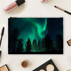 Aurora Northern Lights Phenomenon Atmosphere Sky Cosmetic Bag (large)