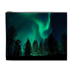 Aurora Northern Lights Phenomenon Atmosphere Sky Cosmetic Bag (xl) by Jancukart