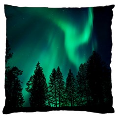 Aurora Northern Lights Phenomenon Atmosphere Sky Large Cushion Case (one Side) by Jancukart