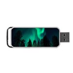 Aurora Northern Lights Phenomenon Atmosphere Sky Portable USB Flash (One Side) Front