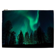 Aurora Northern Lights Phenomenon Atmosphere Sky Cosmetic Bag (xxl) by Jancukart